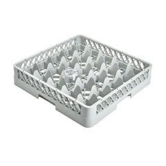GenWare Polypropylene 25 Compartment Glass Rack 500x500mm