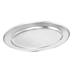 Zodiac Stainless Steel Oval Meat Flat 10"