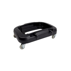 U Group Black Slim Jim Bin Wheeled Dolly 49x34cm
