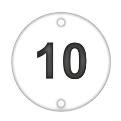 Mileta Laser Engraved Table Number Discs