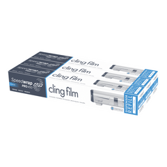 Prowrap Speedwrap Cling Film Dispenser Refills 45cmx300m (Pack of 3)