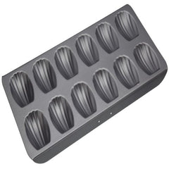 MasterClass Carbon Steel Non-Stick 12 Hole Madeline Pan
