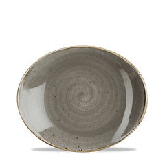 Churchill Stonecast Oval Coupe Plate 7.75" (Pack of 12)