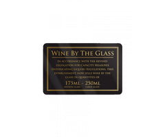 Mileta Wine Served by the Glass 175ml or 250ml Notice