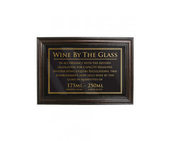 Mileta Wine Served by the Glass 175ml or 250ml Notice
