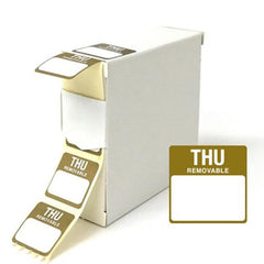 Mileta Thursday Food Labels 25x25mm