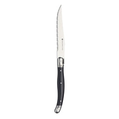 MasterClass Black Stainless Steel Steak Knife (Pack of 6)