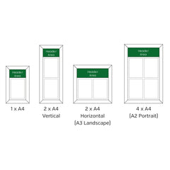 Mileta Illuminated Key Lock Display Case A4-A2