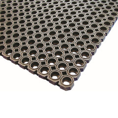 GenWare Black Rubber Kitchen Mat 100x150cm