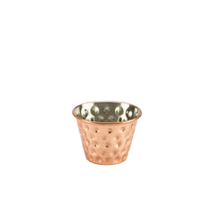 GenWare Stainless Steel Copper Plated Hammered Ramekin 2.5oz