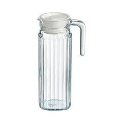 Luminarc Quadro Fridge Jug w/ Lid 1.1Ltr (Pack of 6)