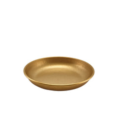 Genware Gold Vintage Steel Couple Plate 7.75" (Pack of 12)