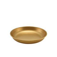 Genware Gold Vintage Steel Couple Plate 9.5" (Pack of 12)