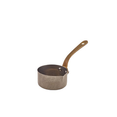 GenWare Vintage Steel Mini Sauce Pan w/ Lip 7x3.75cm (Pack of 6)